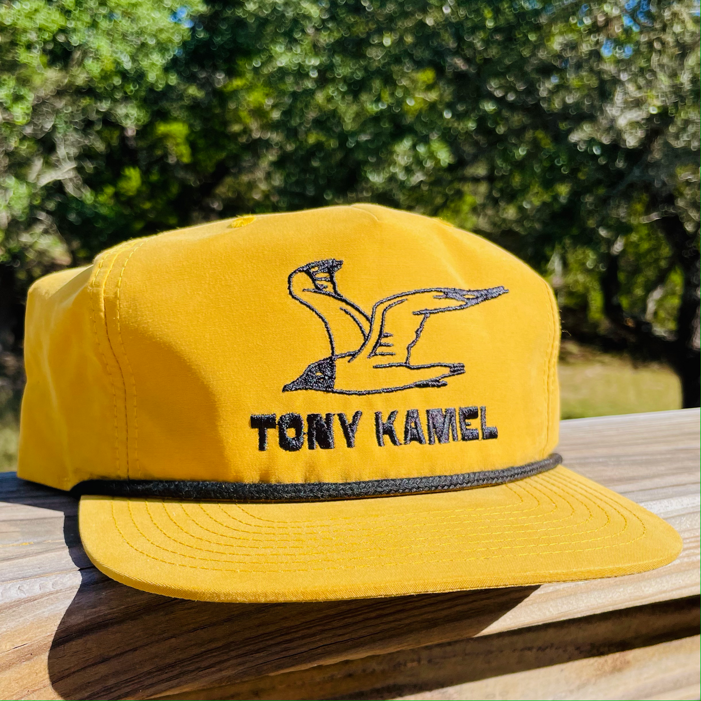 Yellow and Black Rope Hat - Seagull